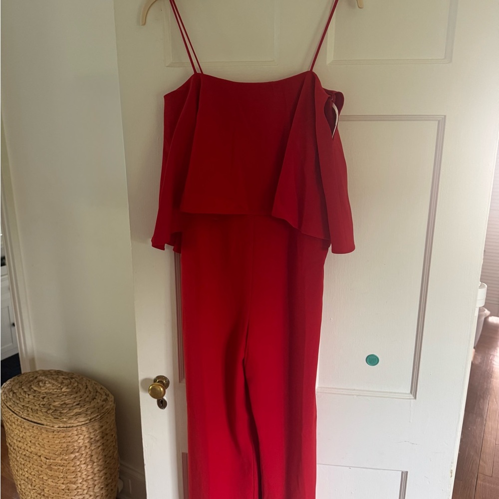 Elegant Red Jumpsuit Never Been Worn!